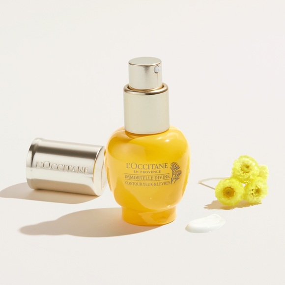 New L’Occitane Immortelle Divine Eye & Lip Contour (.5 oz) - Picture 2 of 2